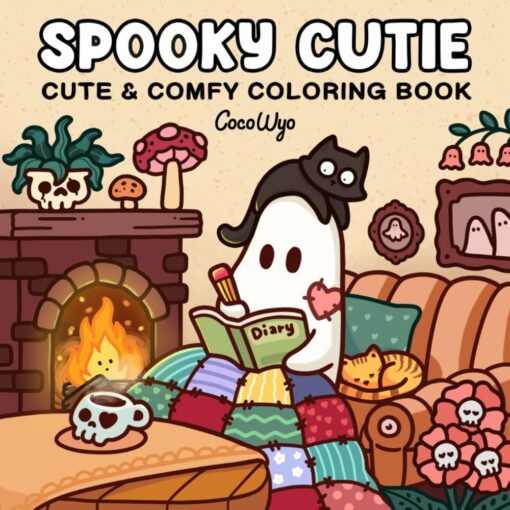 Coco Wyo - Spooky Cutie Libro para colorear