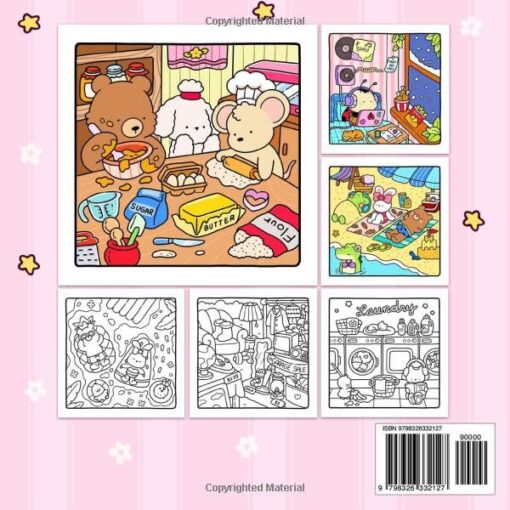 Coco Wyo - Cozy Friends Libro para colorear - Imagen 2