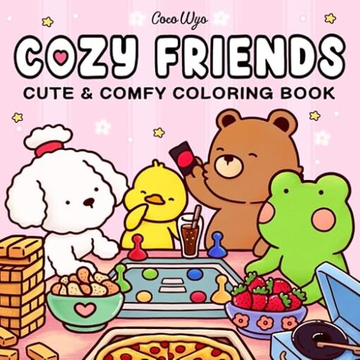 Coco Wyo - Cozy Friends Libro para colorear